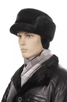 Шапка мужская из нерпы