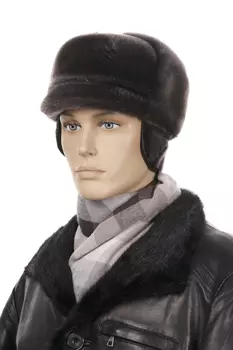 Шапка мужская из нерпы