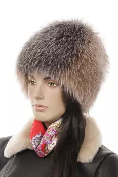 Шапка женская из блюфроста