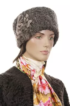 Шапка женская из каракуля