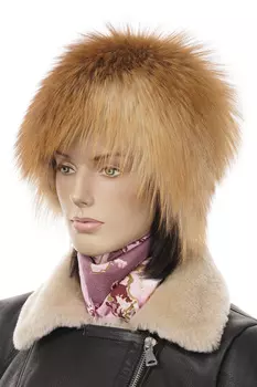 Шапка женская из лисы