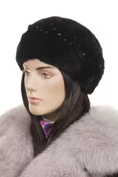 Шапка женская из мутона