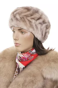 Шапка женская из мутона