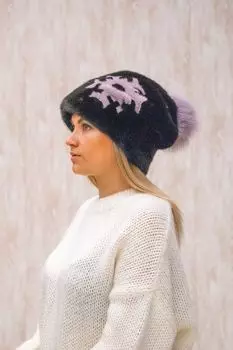 Шапка женская из норки