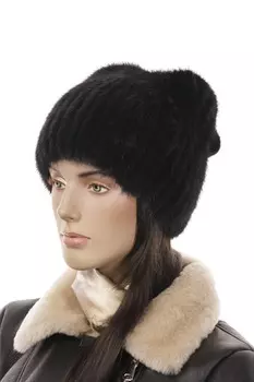 Шапка женская из норки