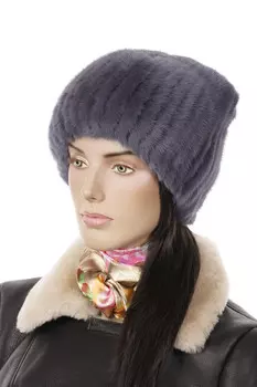 Шапка женская из норки