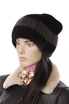 Шапка женская из норки