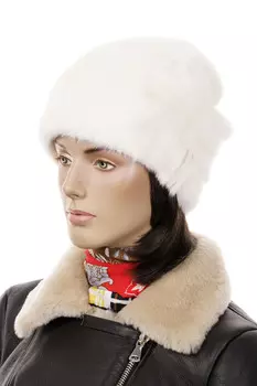 Шапка женская из норки
