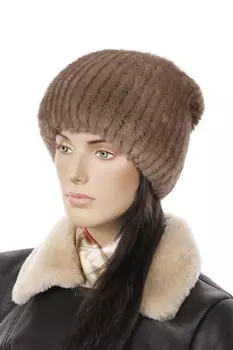 Шапка женская из норки