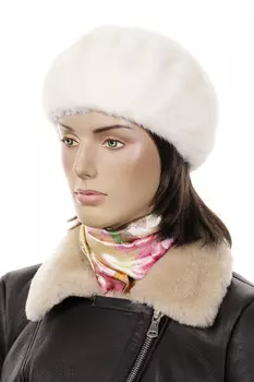Шапка женская из норки