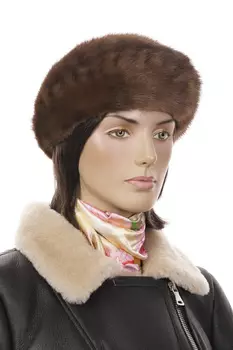 Шапка женская из норки