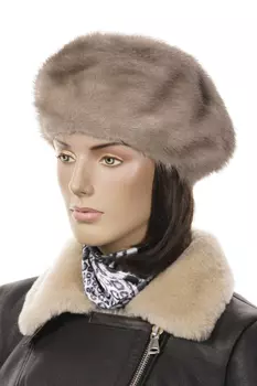 Шапка женская из норки