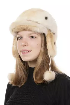 Шапка женская из норки