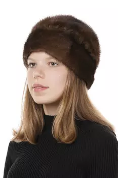 Шапка женская из норки