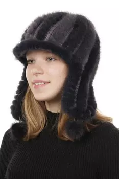 Шапка женская из норки