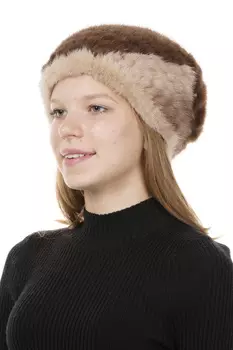 Шапка женская из норки