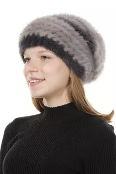 Шапка женская из норки