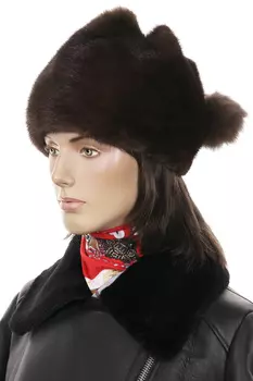 Шапка женская из норки