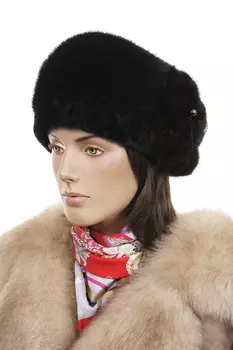 Шапка женская из норки