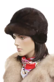 Шапка женская из норки