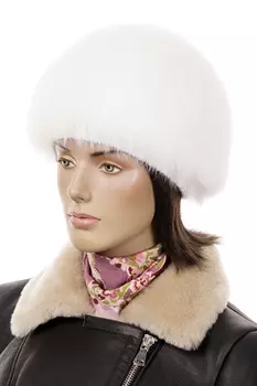 Шапка женская из песца