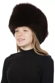 Шапка женская из песца