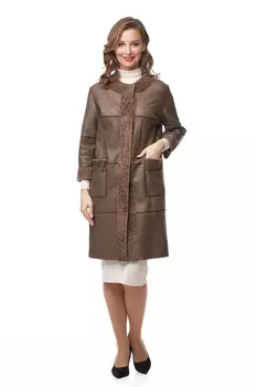 Шуба из астрагана с воротником