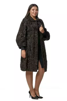 Шуба из каракуля с воротником