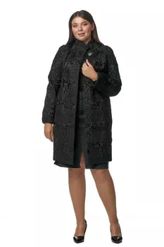 Шуба из каракуля с воротником