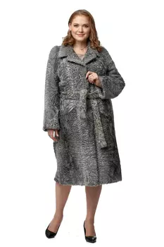 Шуба из каракуля с воротником