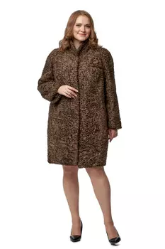 Шуба из каракуля с воротником