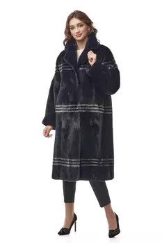 Шуба из норки с воротником