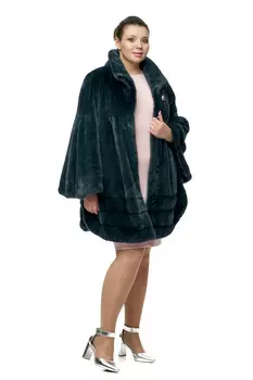 Шуба из норки с воротником