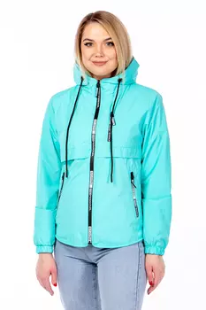 Ветровка женская из текстиля с капюшоном