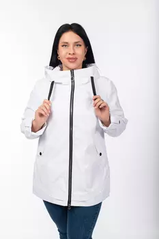 Ветровка женская из текстиля с капюшоном