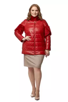 Женская кожаная куртка из натуральной кожи с воротником