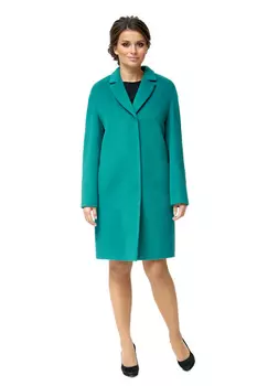 Женское пальто из текстиля с воротником