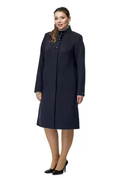 Женское пальто из текстиля с воротником