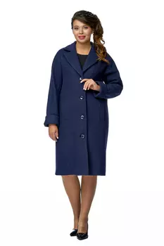 Женское пальто из текстиля с воротником