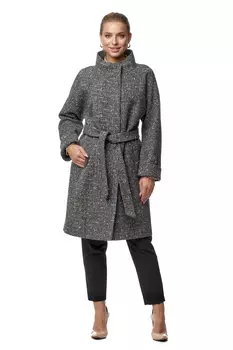 Женское пальто из текстиля с воротником
