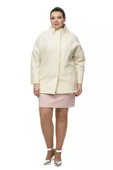 Женское пальто из текстиля с воротником