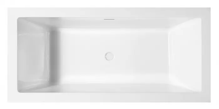 Акриловая ванна Abber 160х80 см AB9339-1.6, белый