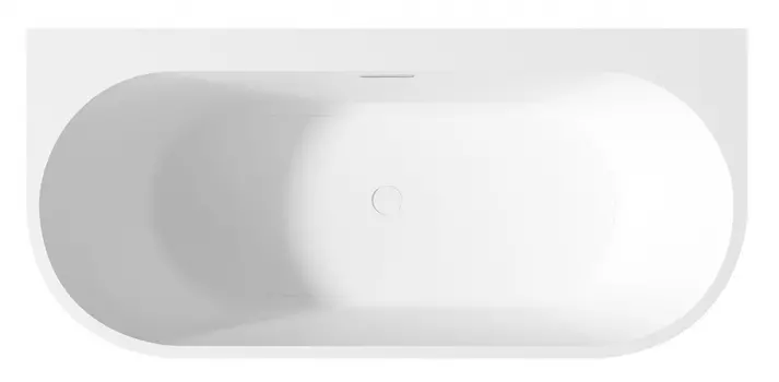 Акриловая ванна Abber 170х78 см AB9310, белый