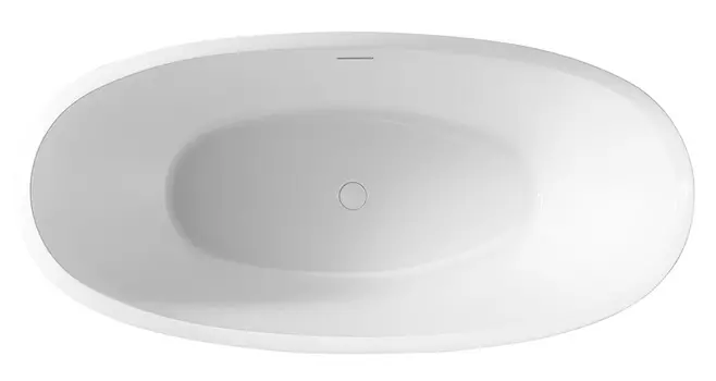 Акриловая ванна Abber 170х80 см AB9285, белый