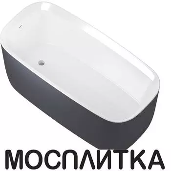 Акриловая ванна Allen Brau Infinity 170x78 2.21003.20/AM белый глянец (панель антрацит)