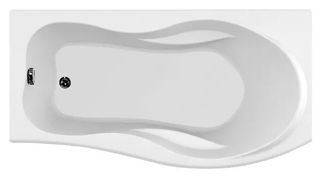 Акриловая ванна Aquanet Borneo 170х90 правая