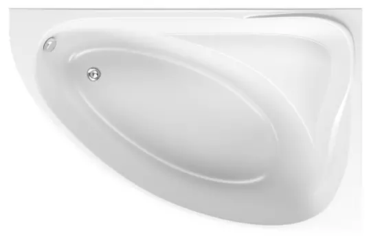 Акриловая ванна Bas Милан правая 170х110 с каркасом В 00062