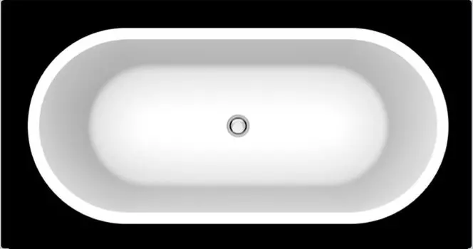 Акриловая ванна BelBagno 167х78 BB35 белый глянец