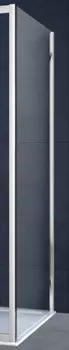 Боковая панель Vincea Alpha 80 см хром, стекло прозрачное, VSG-3AL800CL