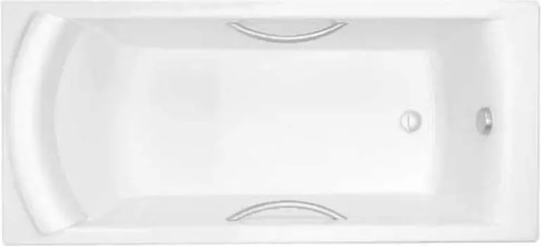 Чугунная ванна Jacob Delafon Biove 170x75 см с ручками